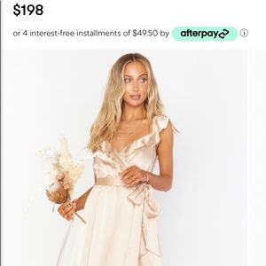 Show Me Your Mumu Bridesmaid dress Sz Lg